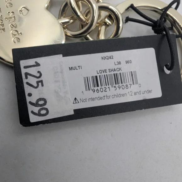 Kate Spade Love Shack Bag Charm Keychain - Picture 3 of 3